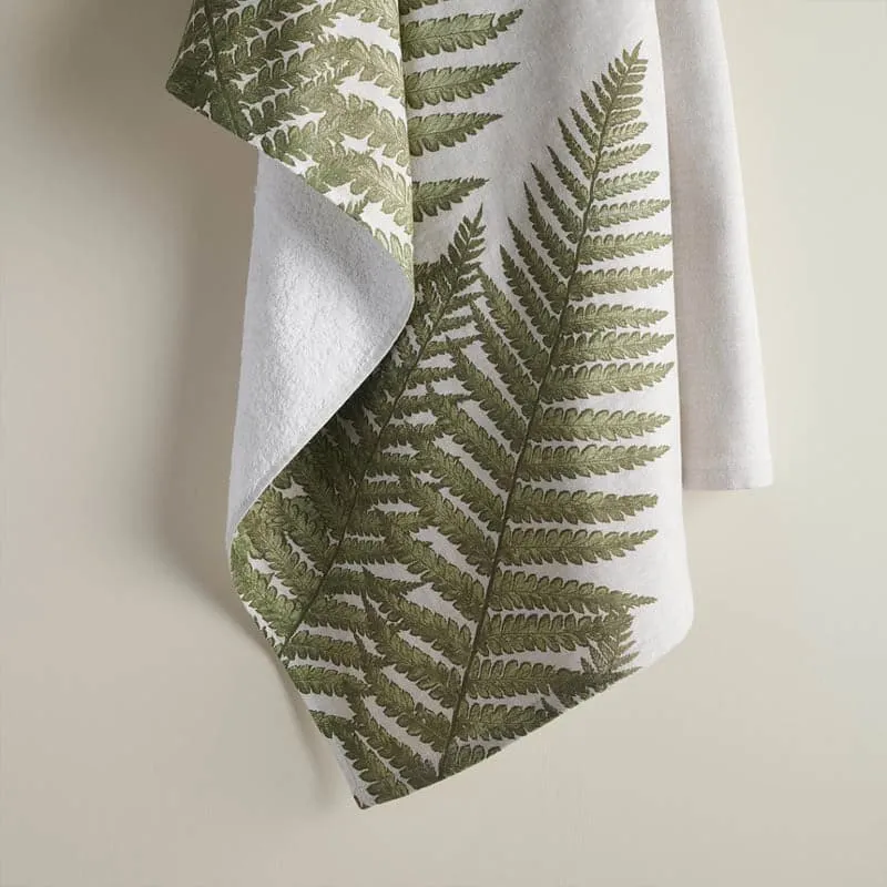 Fern Touch Bamboo Terry Bath Towel media 1