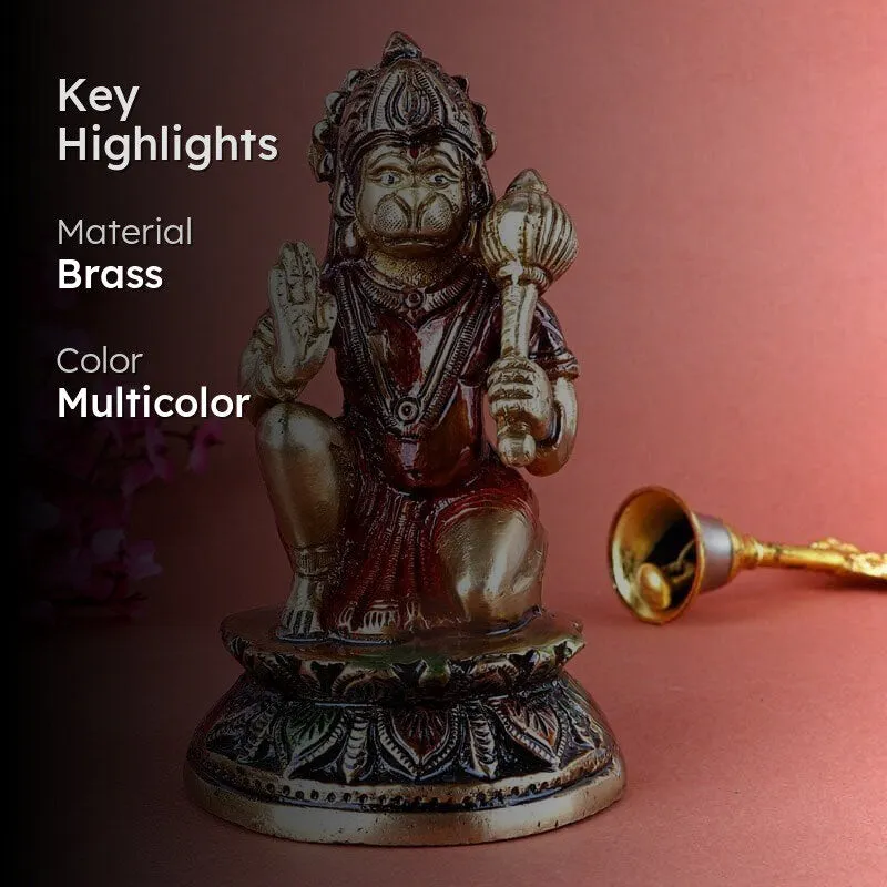 Najarangbali Hanuman Brass Idol media 2