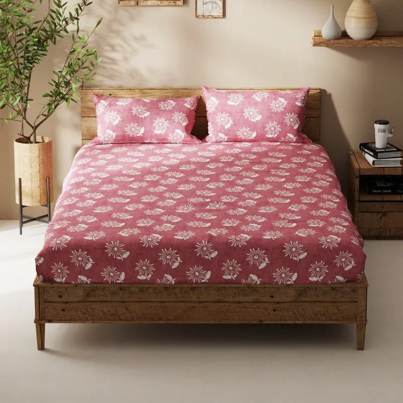 Myden Bedsheet (Red) - 115 GSM media 3