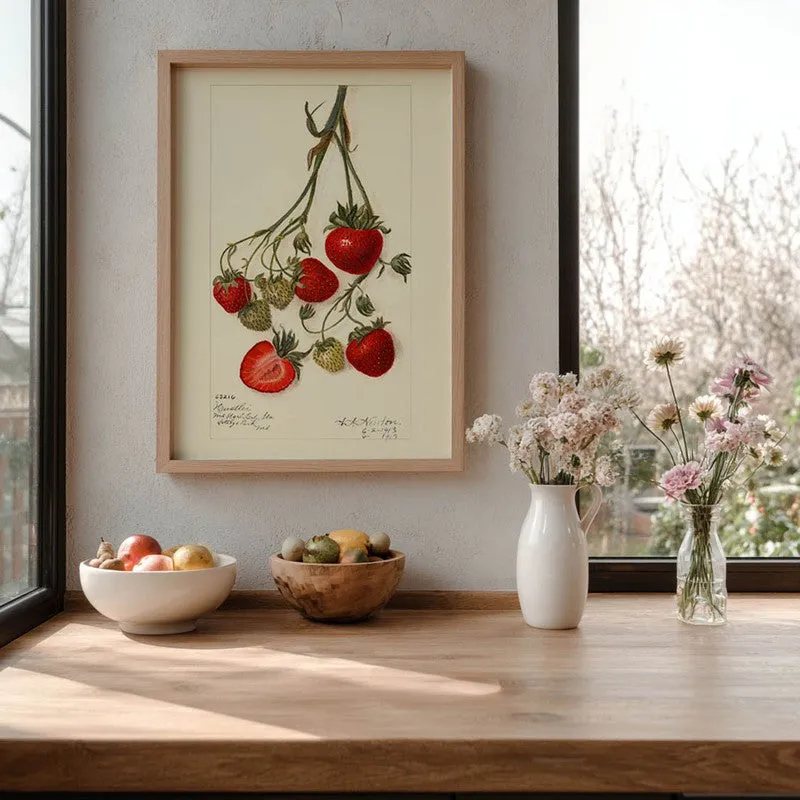 Sweet Citrus Archival Canvas Wall Art - Brown media 6