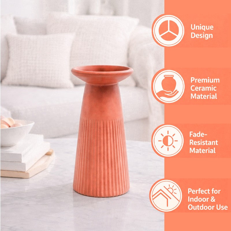 Funky Form Vase - Rust media 4