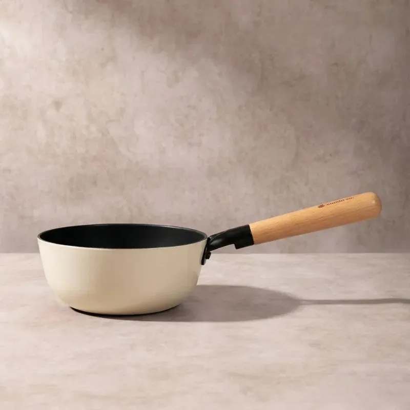 Cumin Co Enamel Cast Iron Sauce Pan (1500 mL) - White media 6