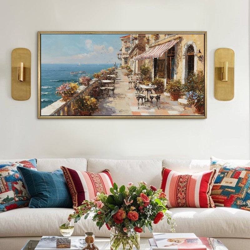 Salted Light Canvas Wall Painting With Frame