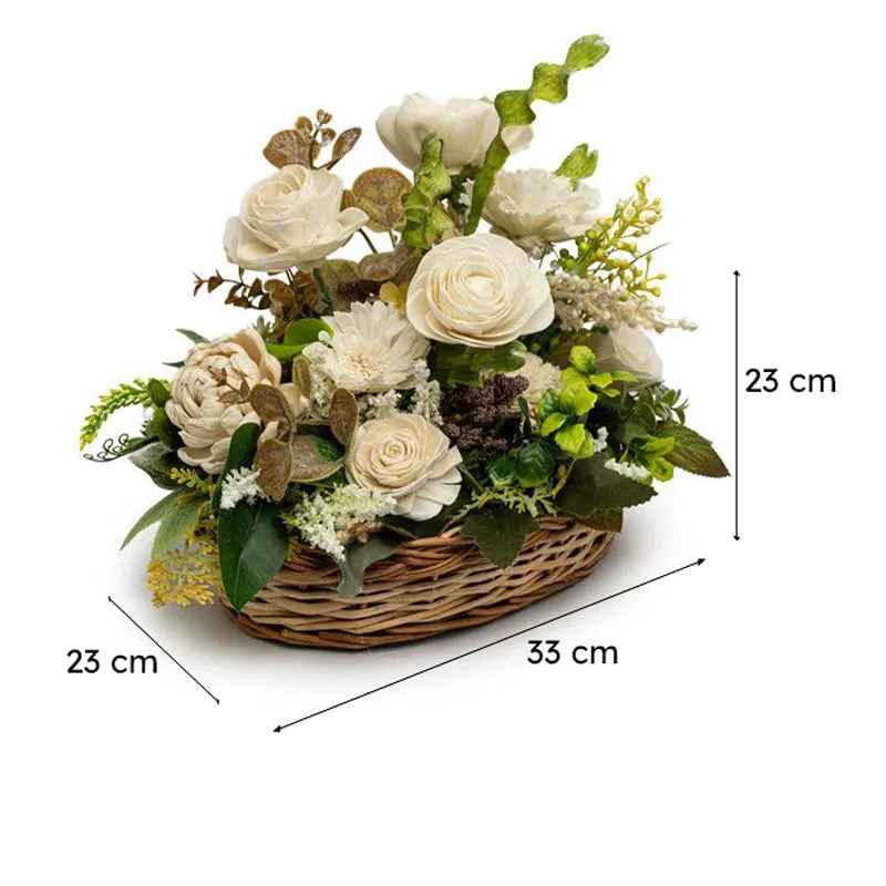 Melo Solawaood Floral Basket media 7