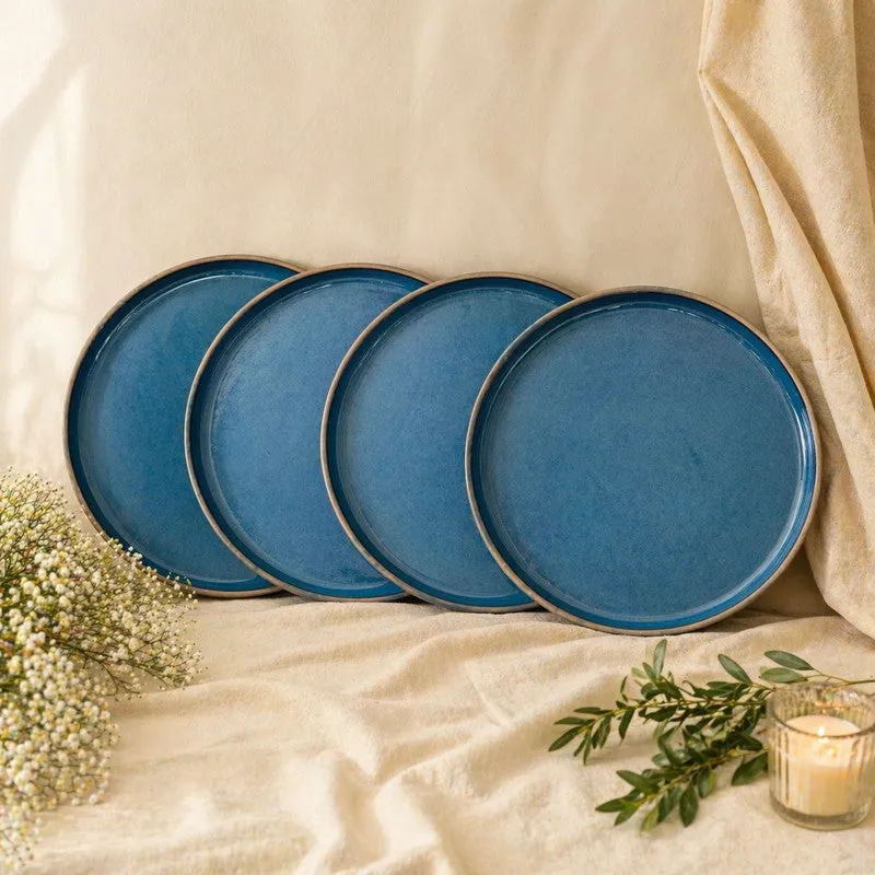 Azzure Ceramic Quarter Plate (10 Inch) - Set of Four media 3