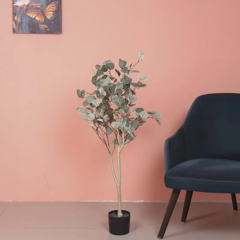 Artificial Eucalyptus Tree With Black Plastic Pot media 3