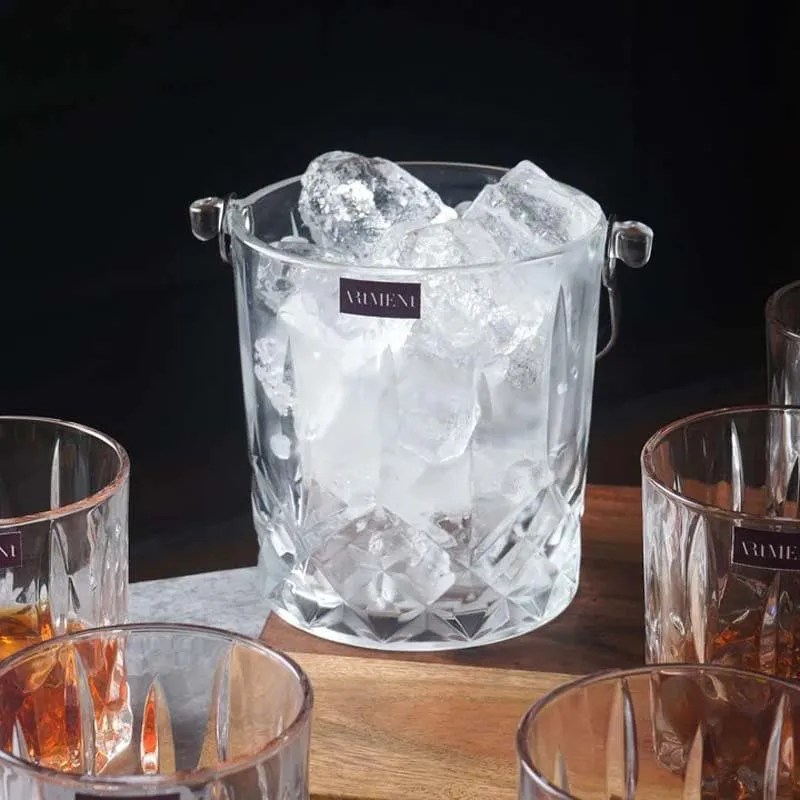 Ballantys Ice Bucket & Old Fashioned Glasses (360 ml) - Set Of Six media 3