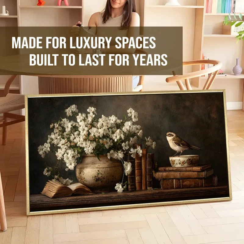 Aesthetic Canvas Wall Painting With Frame media 5