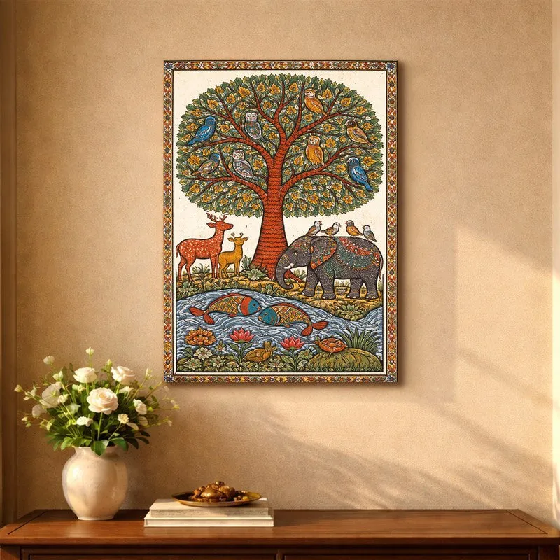Tree of Life Animals Canvas Wall Art & Paintings media 5