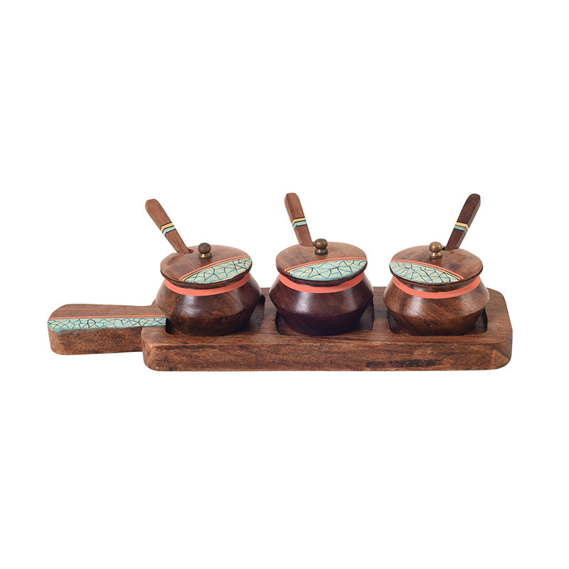 Kalakaar Jar Set With Tray - Seven Piece Set media 5