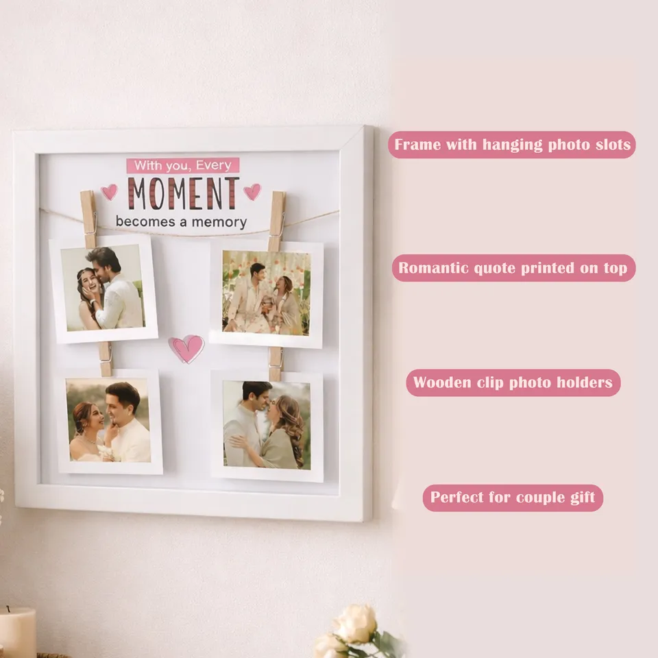 TimelessString MDF Photo Frame - White media 3