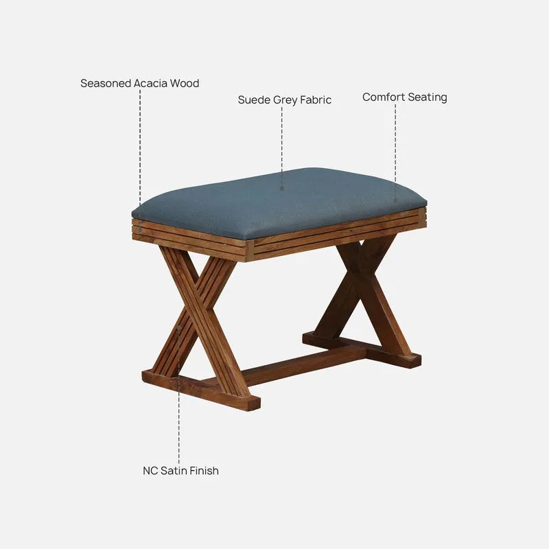 Luxury Sheesham Wood Ottomans & Pouffe - Blue media 9