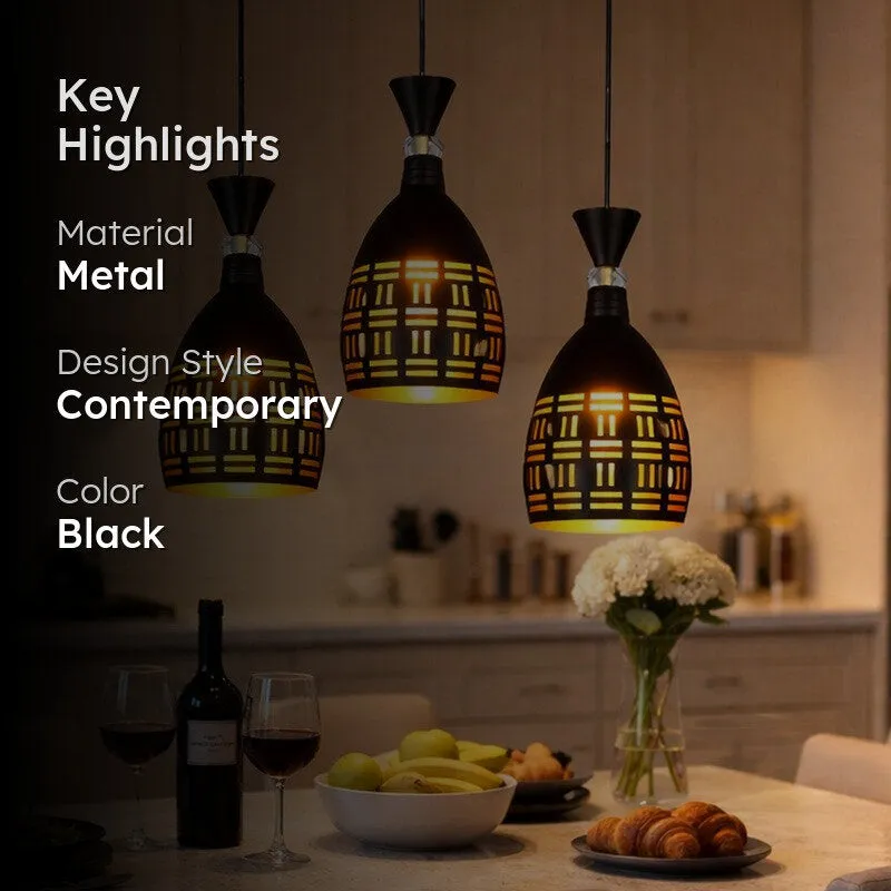 Lattice Light Metal Cluster Ceiling Lamp media 2