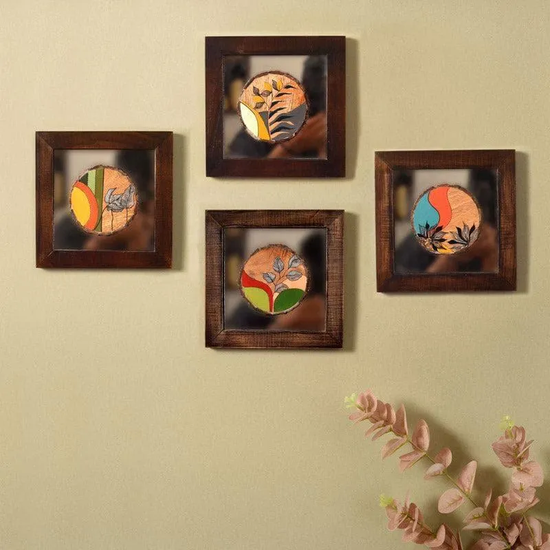Abstract Flora Wall Art - Set Of Four media 1
