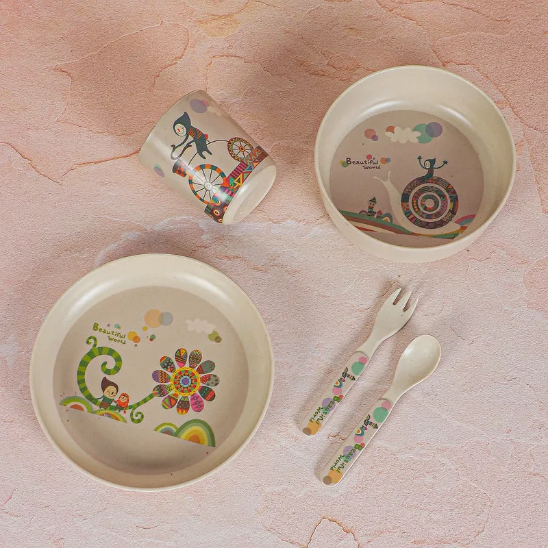 Migica World Kids Dinner Set - Five Piece Set media 3