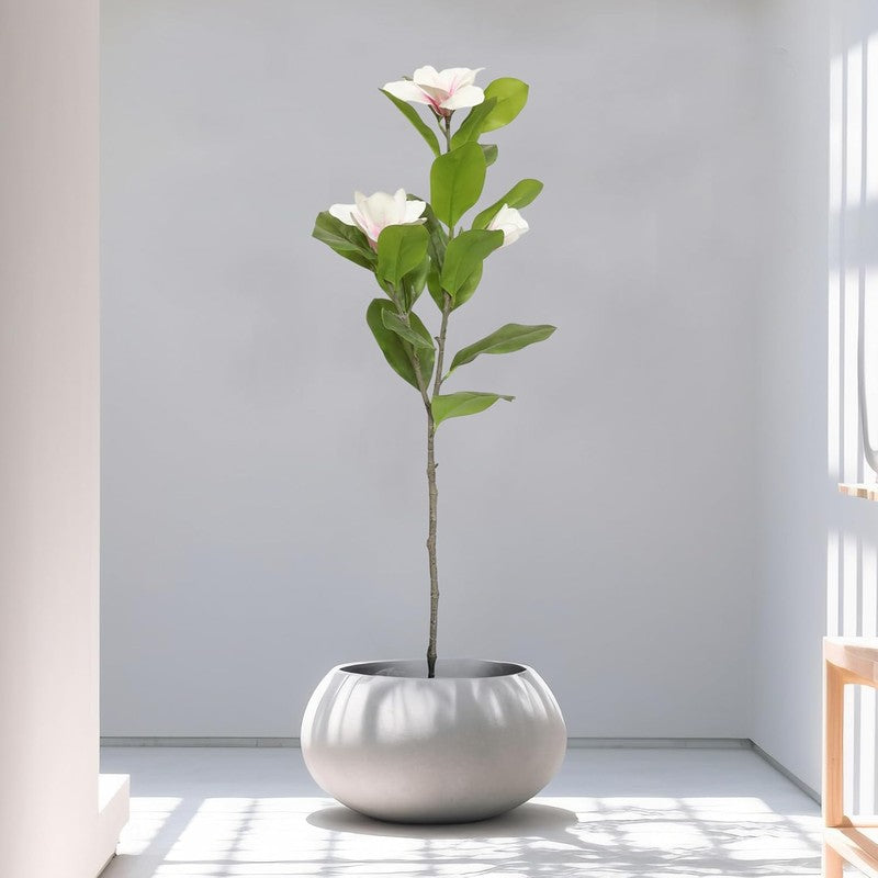 Leafio Artificial Mangolia Plant - 3.3 Feet media 6