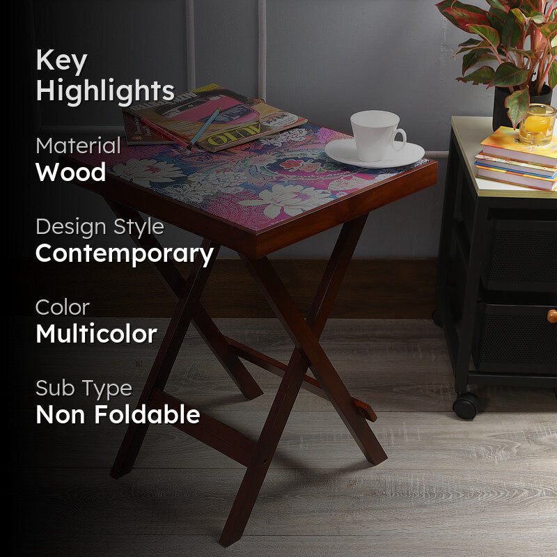 Laasya Folding Side Table media 2