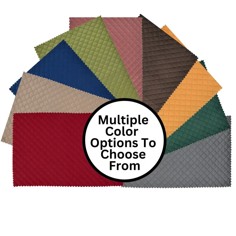 Osric Velvet Quilted Placemat (Rose Pink) - Set Of Six media 7