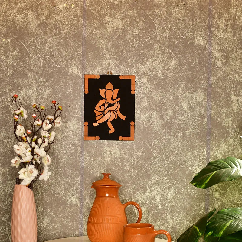 Nritya Vinayak Terracotta Wall Art media 7