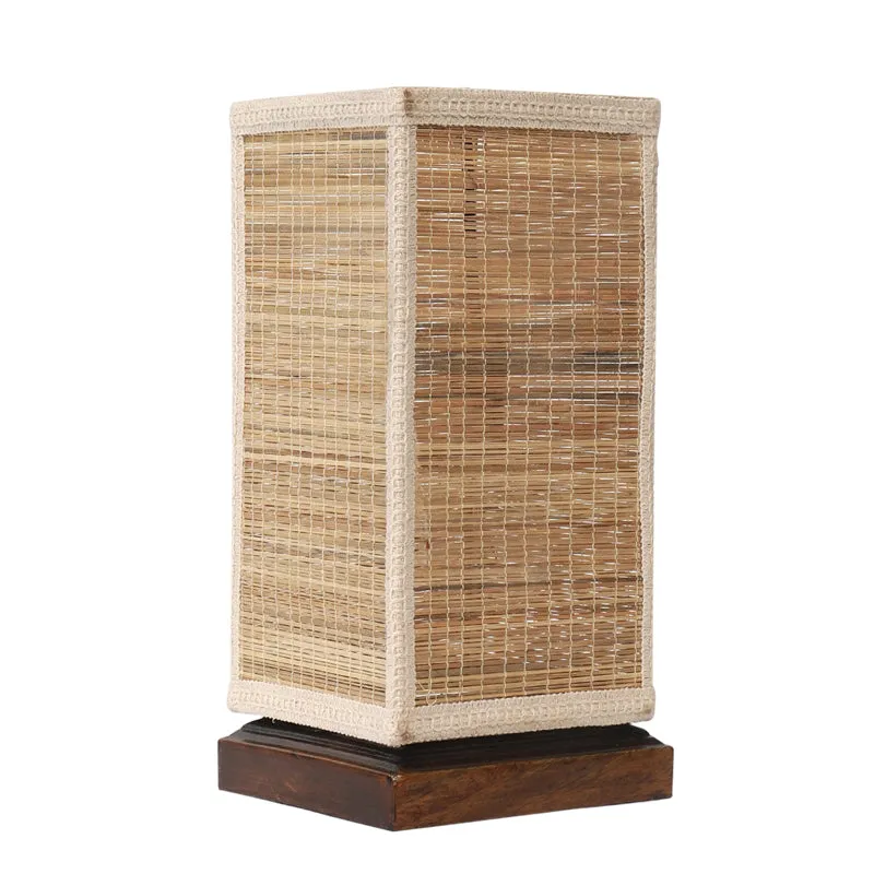 Raffina Bamboo Table Lamp - Brown media 6