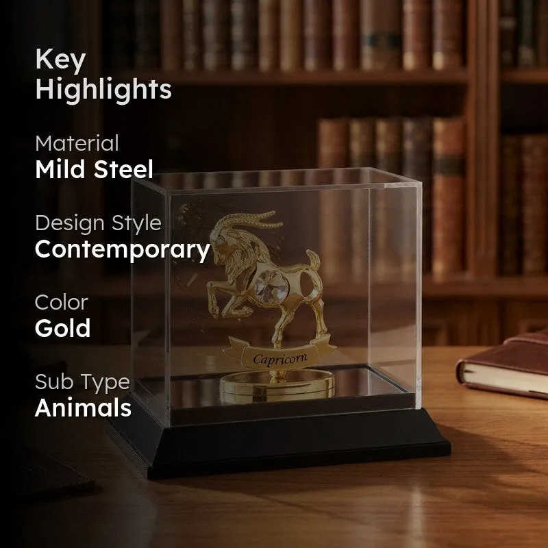 Majestic Gallop 24K Gold Plated Mild Steel Showpiece media 2