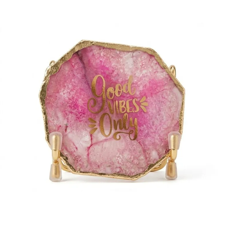 Good Vibes Agate Showpiece - Purple media 4