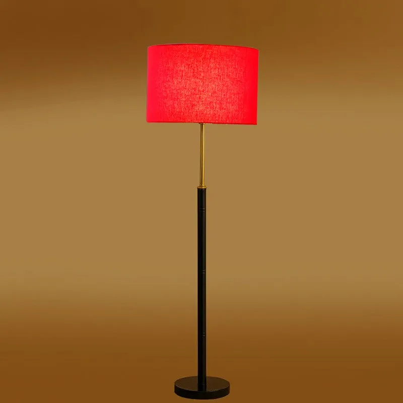 Nordic Glow Wooden Floor Lamp - Red media 7