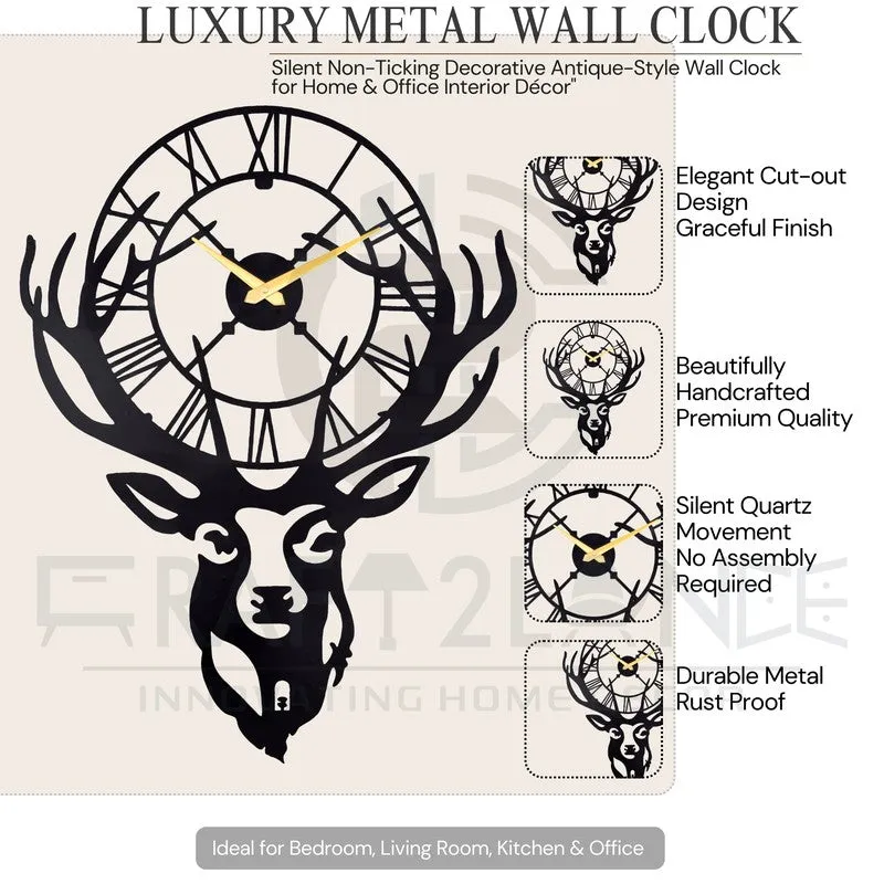 Arcate Silent Wall Clock - Black media 7