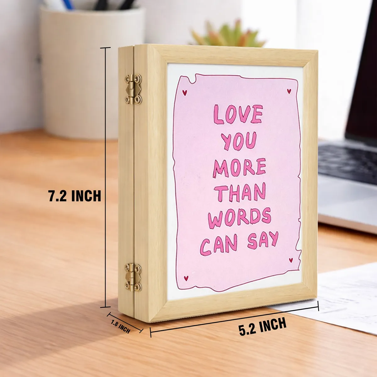 FormHaus MDF Photo Frame - Beige media 4