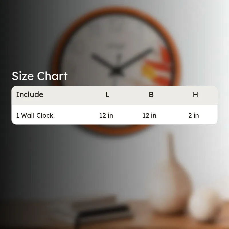 Ahora Analog Wall Clock media 9