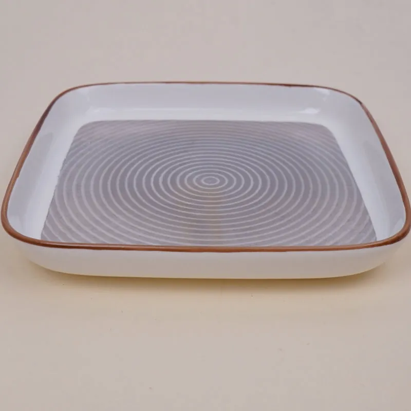 Trovo Square Snack Plate - Set Of Six media 5