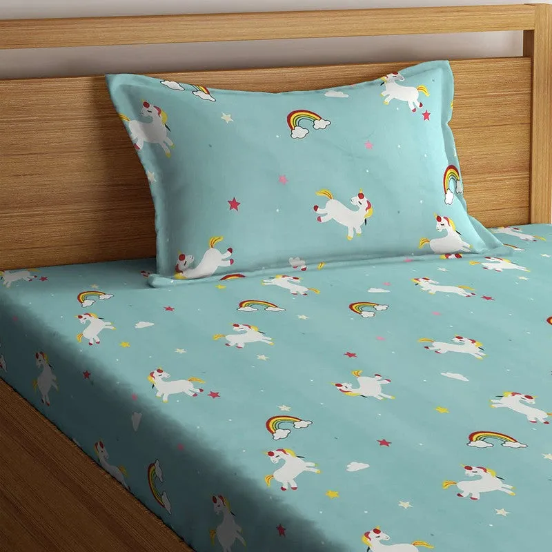 Unicorn kids Bedsheet - 140 GSM media 4