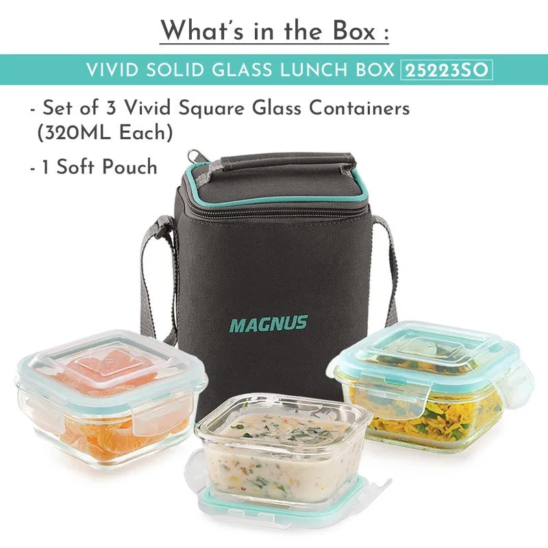 Solaro Neat Lunch Box with Lunch Bag - Four Piece Set media 5