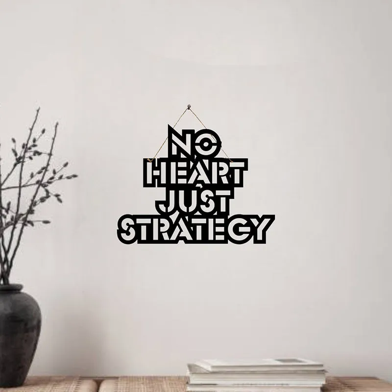 No Heart Mild Steel Wall Accent media 1