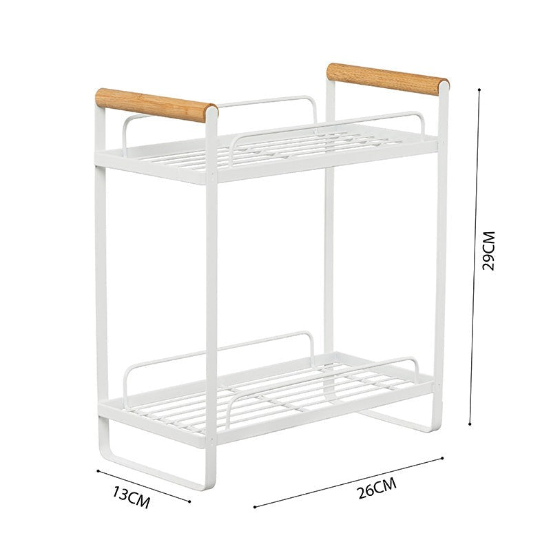 Adilla 2-Tier Carbon Steel Kitchen Rack media 7