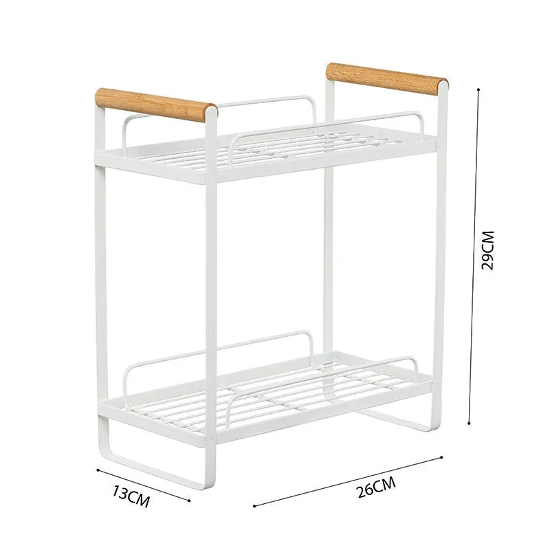 Adilla 2-Tier Carbon Steel Kitchen Rack media 7