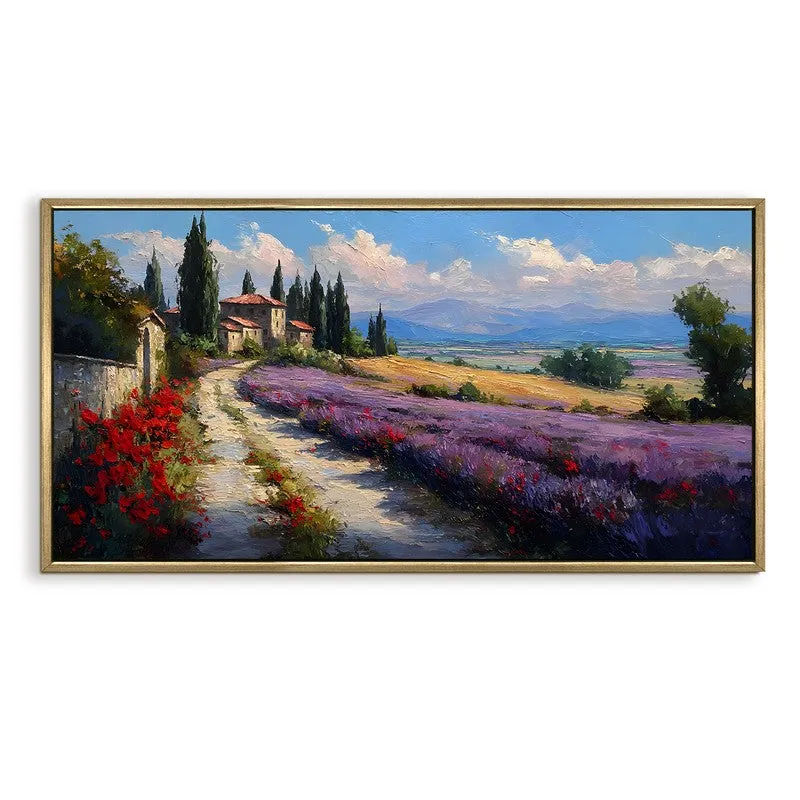 Bloomtrail Haven Canvas Wall Painting With Frame media 3