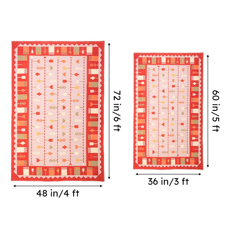 Kora Handwoven Cotton Rug media 8