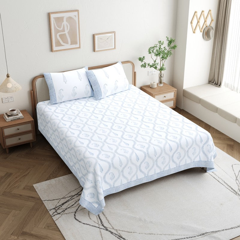 IndiWeave Cotton Bedsheet - 200 TC