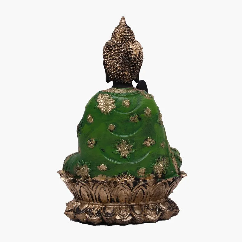 Celestial Calm Buddha Polyresin Idol (15 inch) media 5