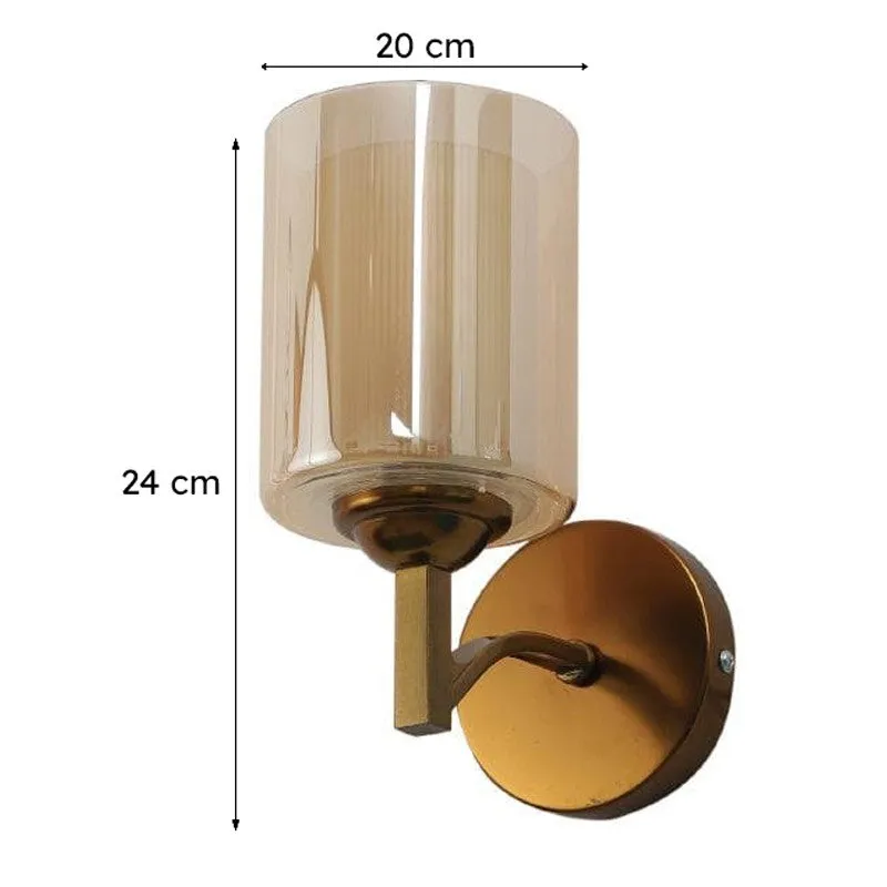 Sallow Glass & Metal Wall Lamp media 6