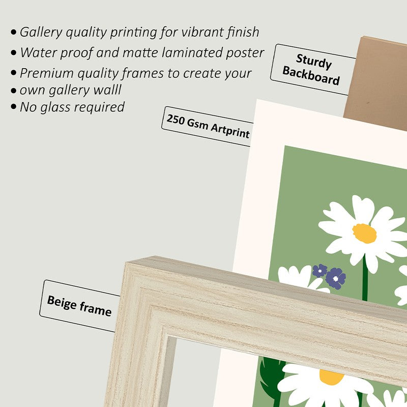 Ethniq Synthetic FIbre Wall Art - Set Of Three media 8