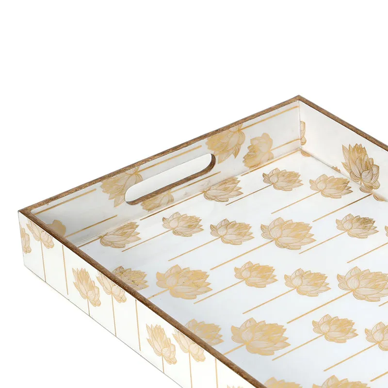 Lotus Lumina Enamel Coated Serving Tray media 5