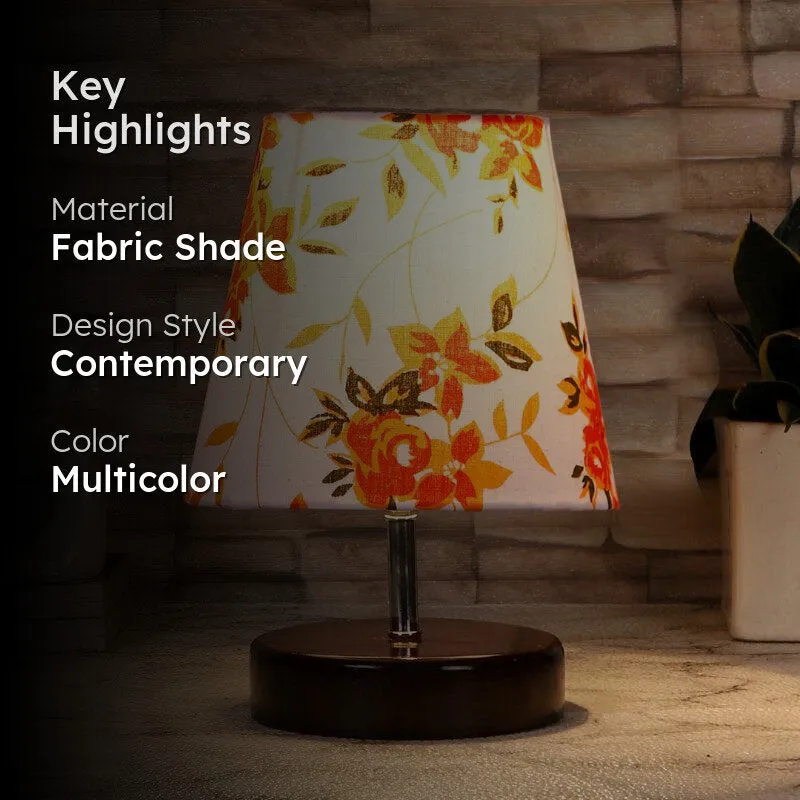 Mita Ibis Flora Fabric Table Lamp - Multicolor media 2
