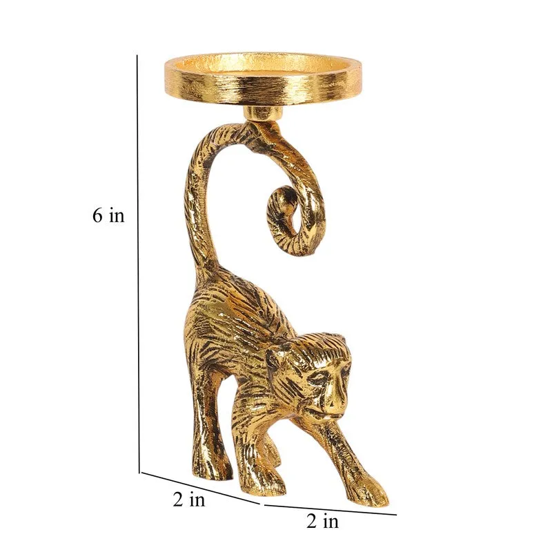 Golden Monkey I Candle Holder media 9