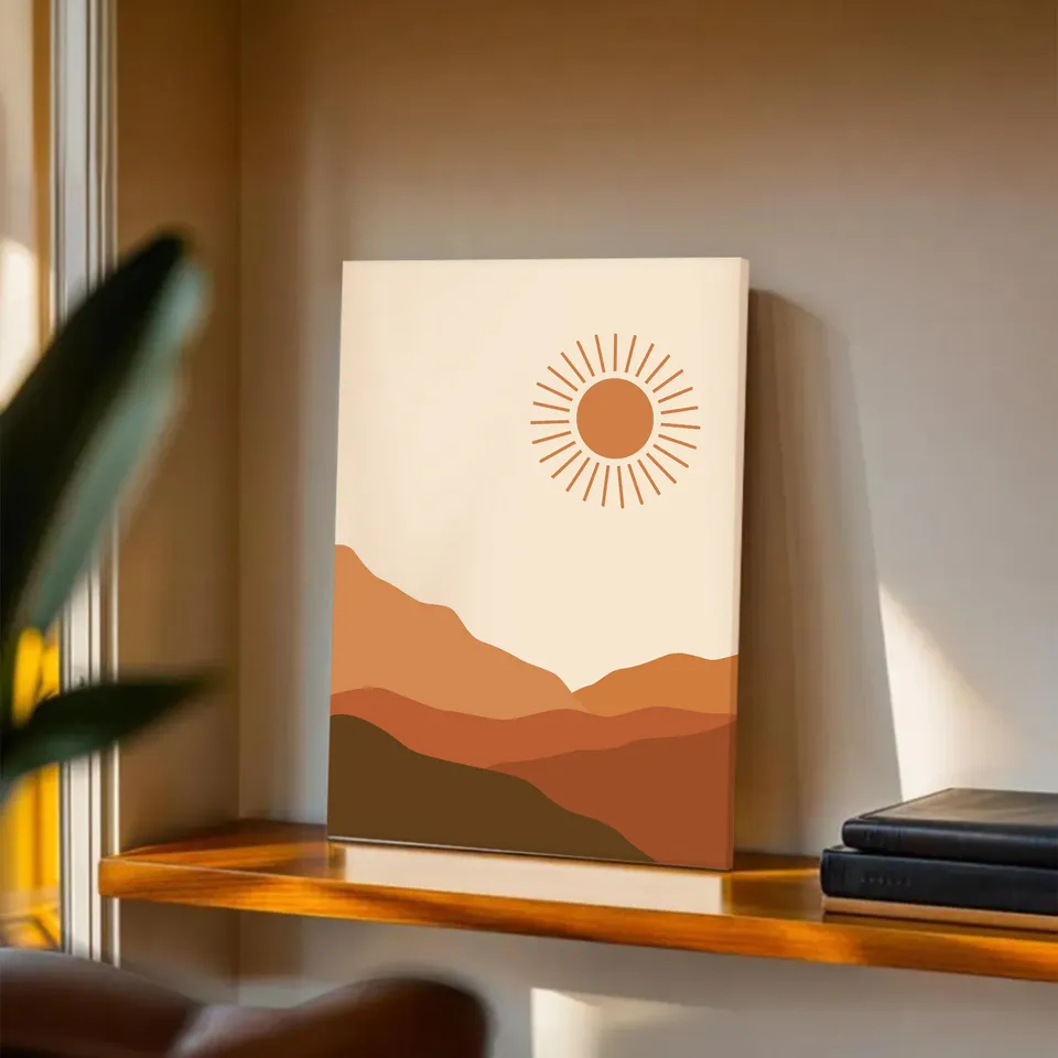 Desert King Cotton Canvas Wall Painting media 2