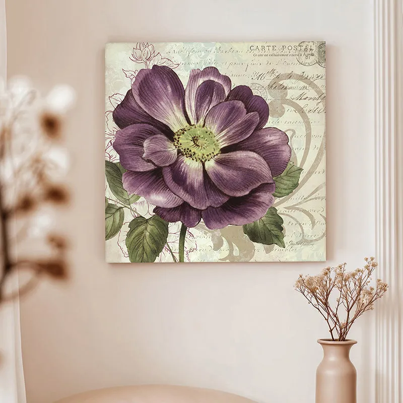Purple Blooms Canvas Wall Art media 2