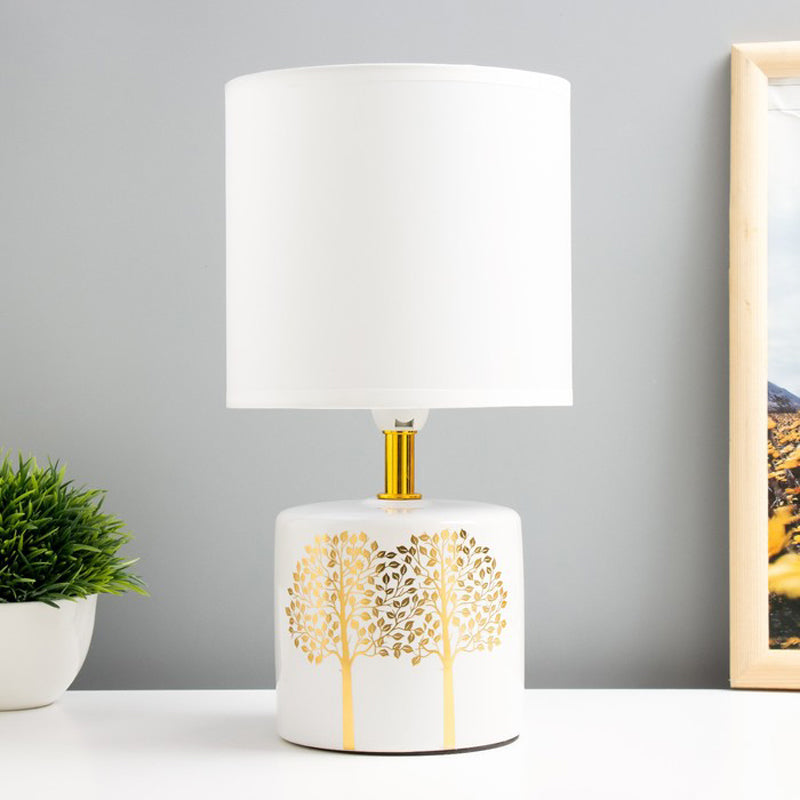 Vriksha Resin Table Lamp - White,Gold media 3