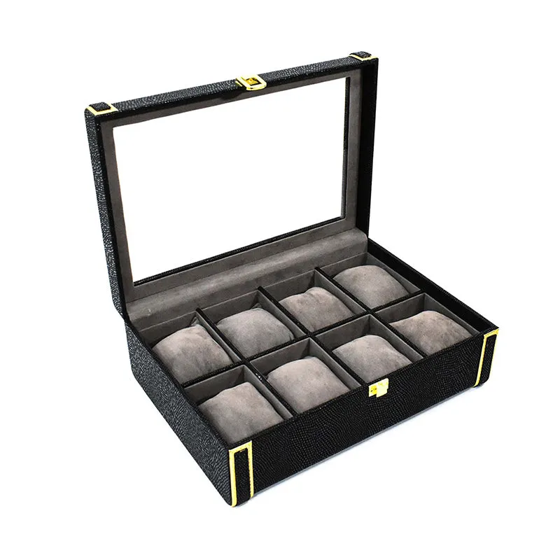 Tisquo II Faux Leather Watch Organizer - Black media 6