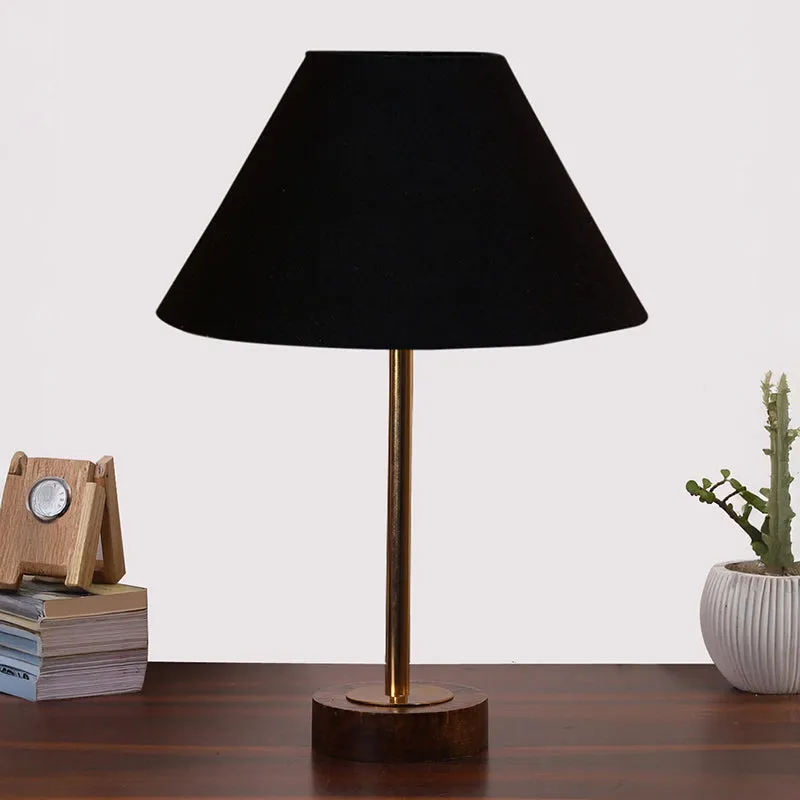 Cotin II Rodin Wooden Table Lamp - Black,Gold,Brown media 3